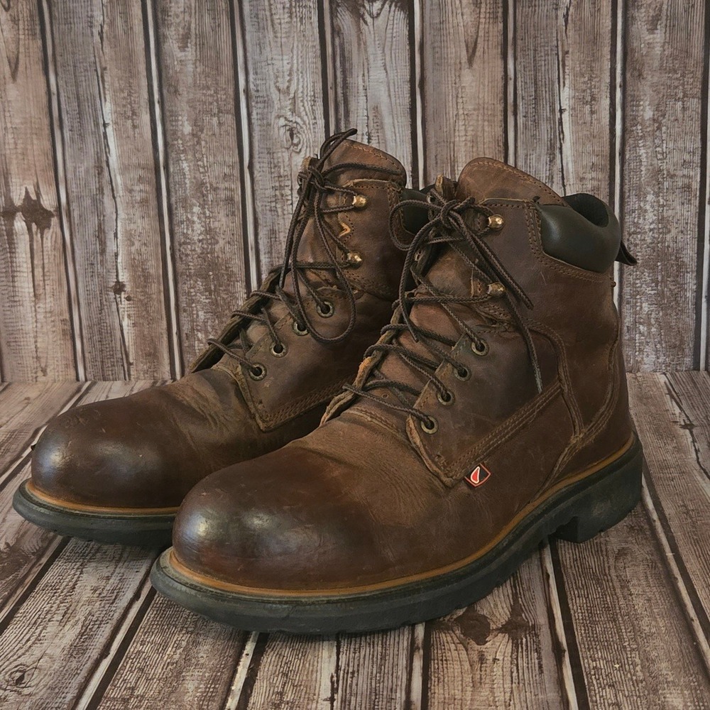 Sz 11 D Mens Red Wing 2212 Brown Leather Steel Toe EH Work Boots
